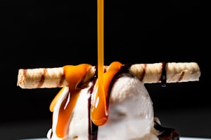 Beautiful Italian desserts display